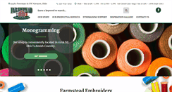 Desktop Screenshot of farmsteadembroidery.com